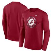 Alabama Nike Legend Alt Logo Long Sleeve Tee